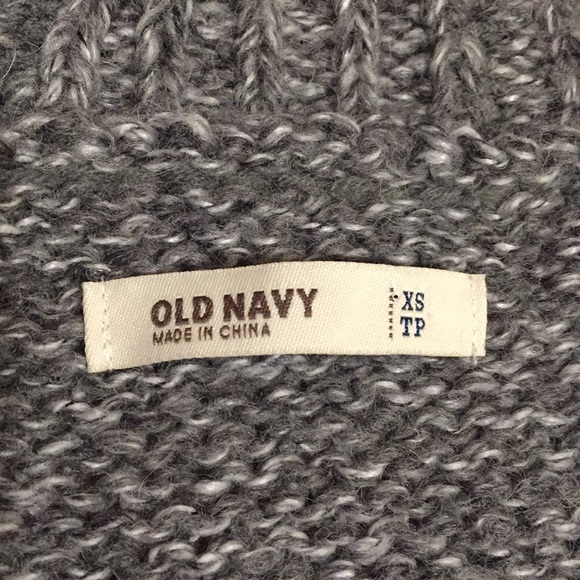 Old Navy black white gray cardigan sweater - Picture 5 of 7